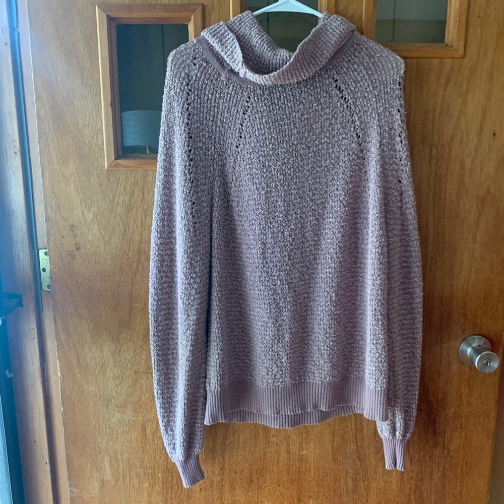 Free People By Your Side Sweater in Muave Small - Picture 12 of 12
